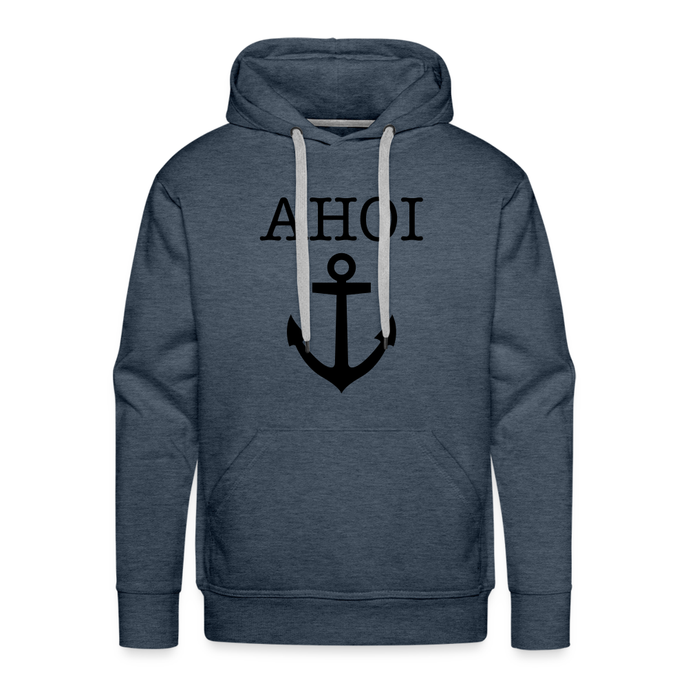 Men’s Premium Hoodie - Ahoi - Jeansblau