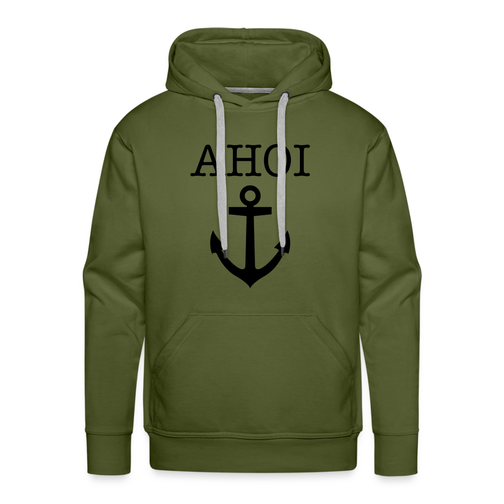 Men’s Premium Hoodie - Ahoi - Olivgrün