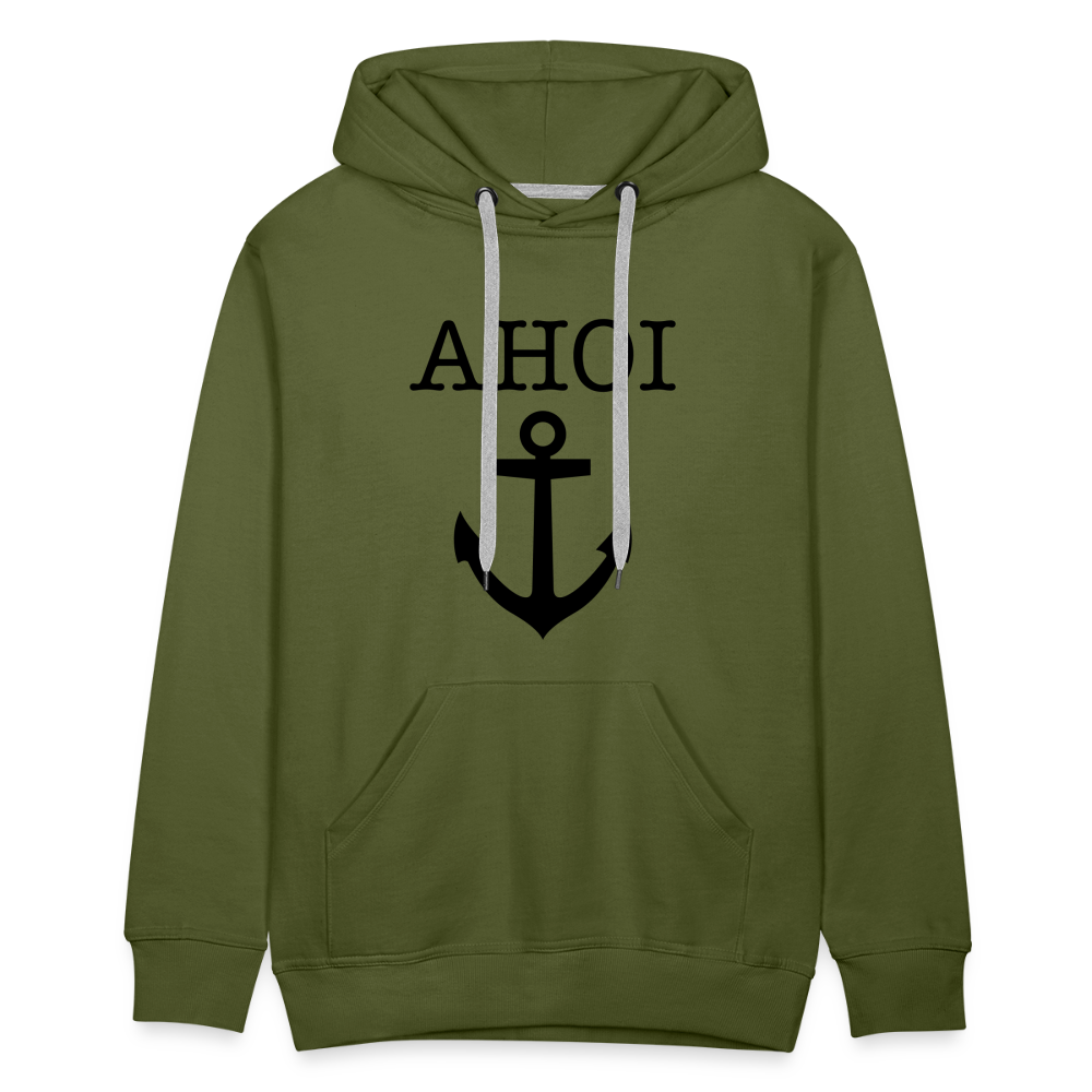 Men’s Premium Hoodie - Ahoi - Olivgrün