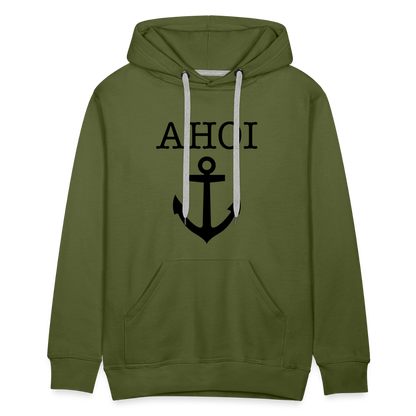 Men’s Premium Hoodie - Ahoi - Olivgrün