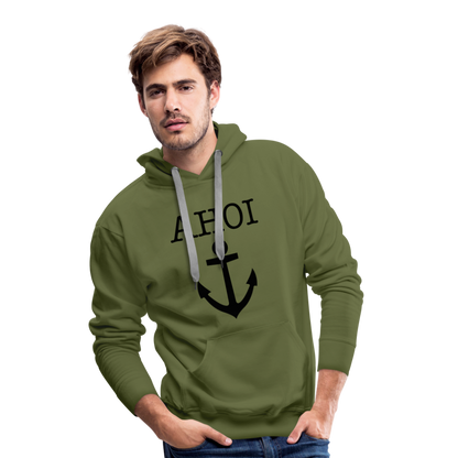 Men’s Premium Hoodie - Ahoi - Olivgrün