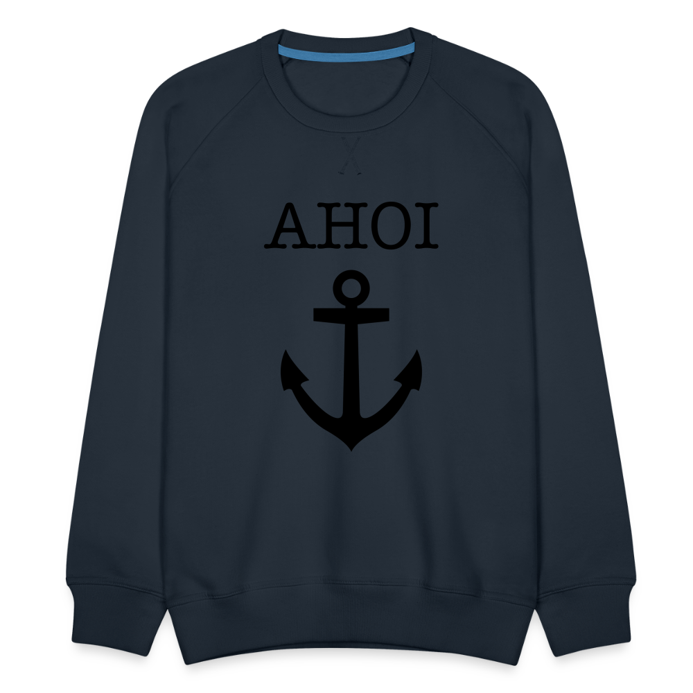 Männer Premium Pullover - Ahoi - Navy