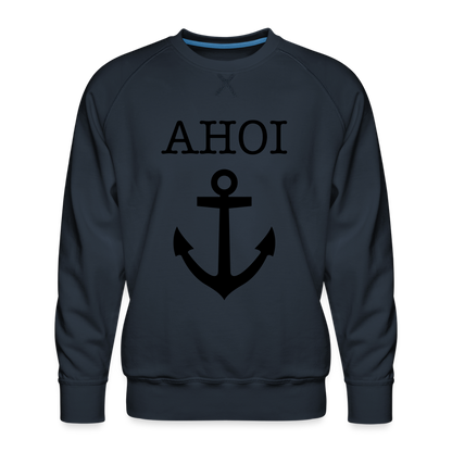 Männer Premium Pullover - Ahoi - Navy