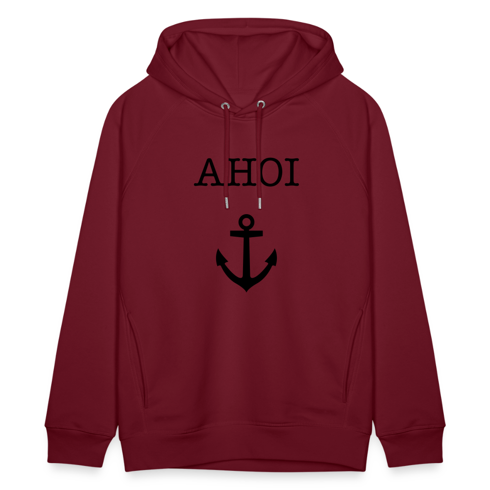 Unisex Bio-Hoodie von Stanley & Stella - Ahoi - Burgunderrot