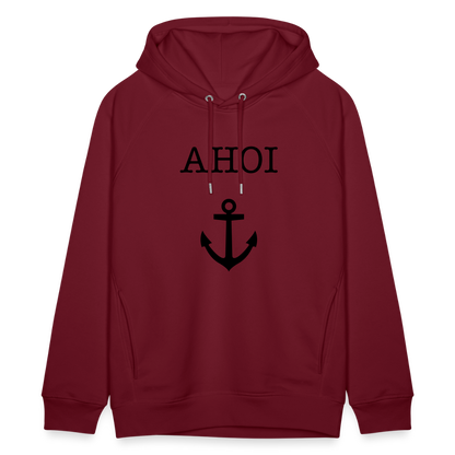 Unisex Bio-Hoodie von Stanley & Stella - Ahoi - Burgunderrot