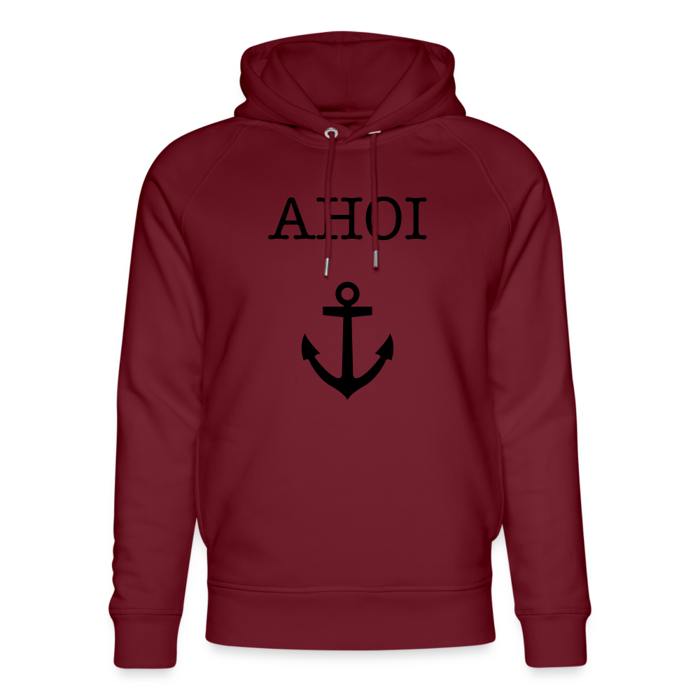 Unisex Bio-Hoodie von Stanley & Stella - Ahoi - Burgunderrot