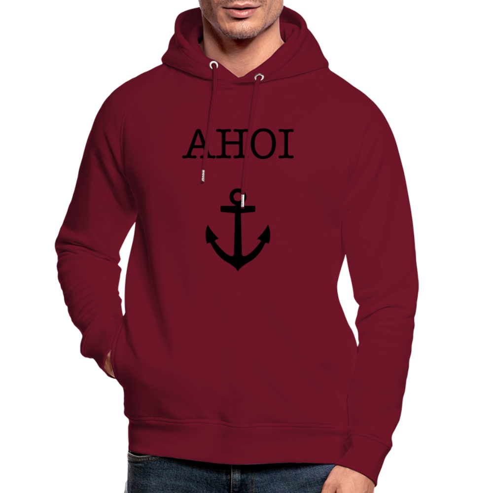 Unisex Bio-Hoodie von Stanley & Stella - Ahoi - Burgunderrot