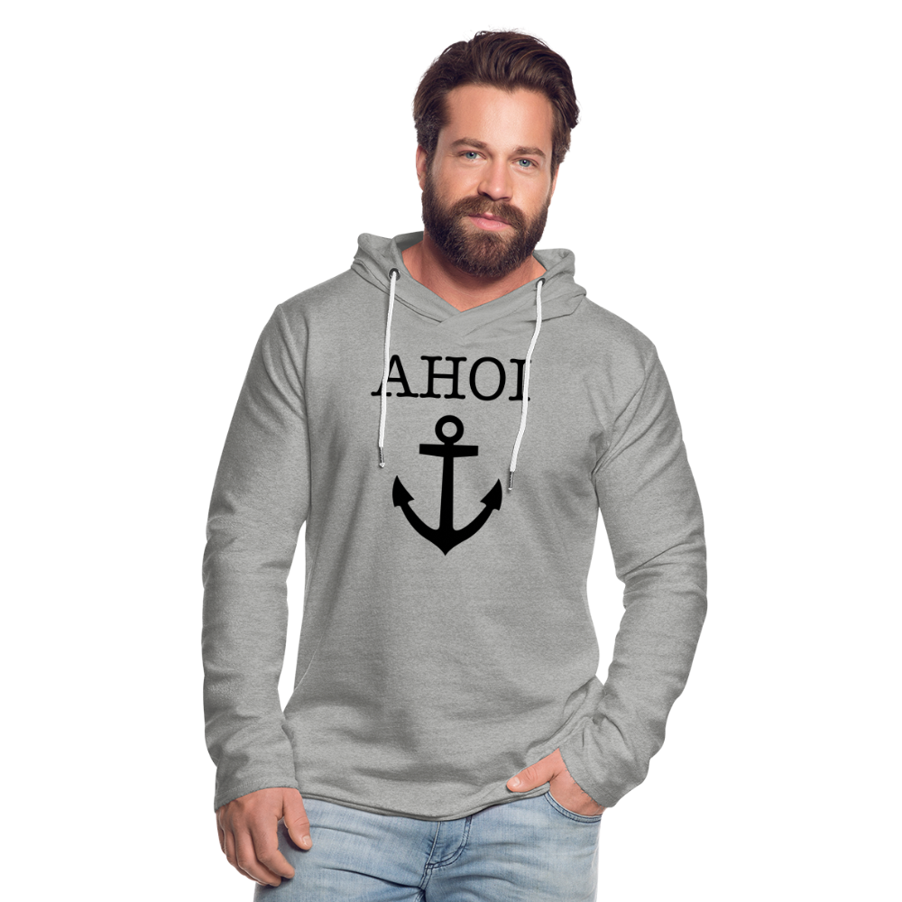 Leichtes Kapuzensweatshirt Unisex - Ahoi - Grau meliert