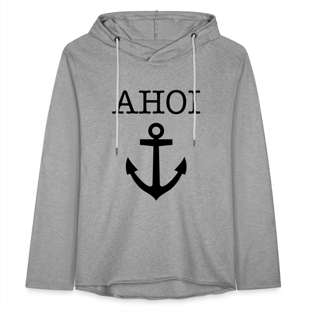 Leichtes Kapuzensweatshirt Unisex - Ahoi - Grau meliert