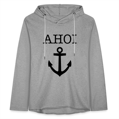 Leichtes Kapuzensweatshirt Unisex - Ahoi - Grau meliert