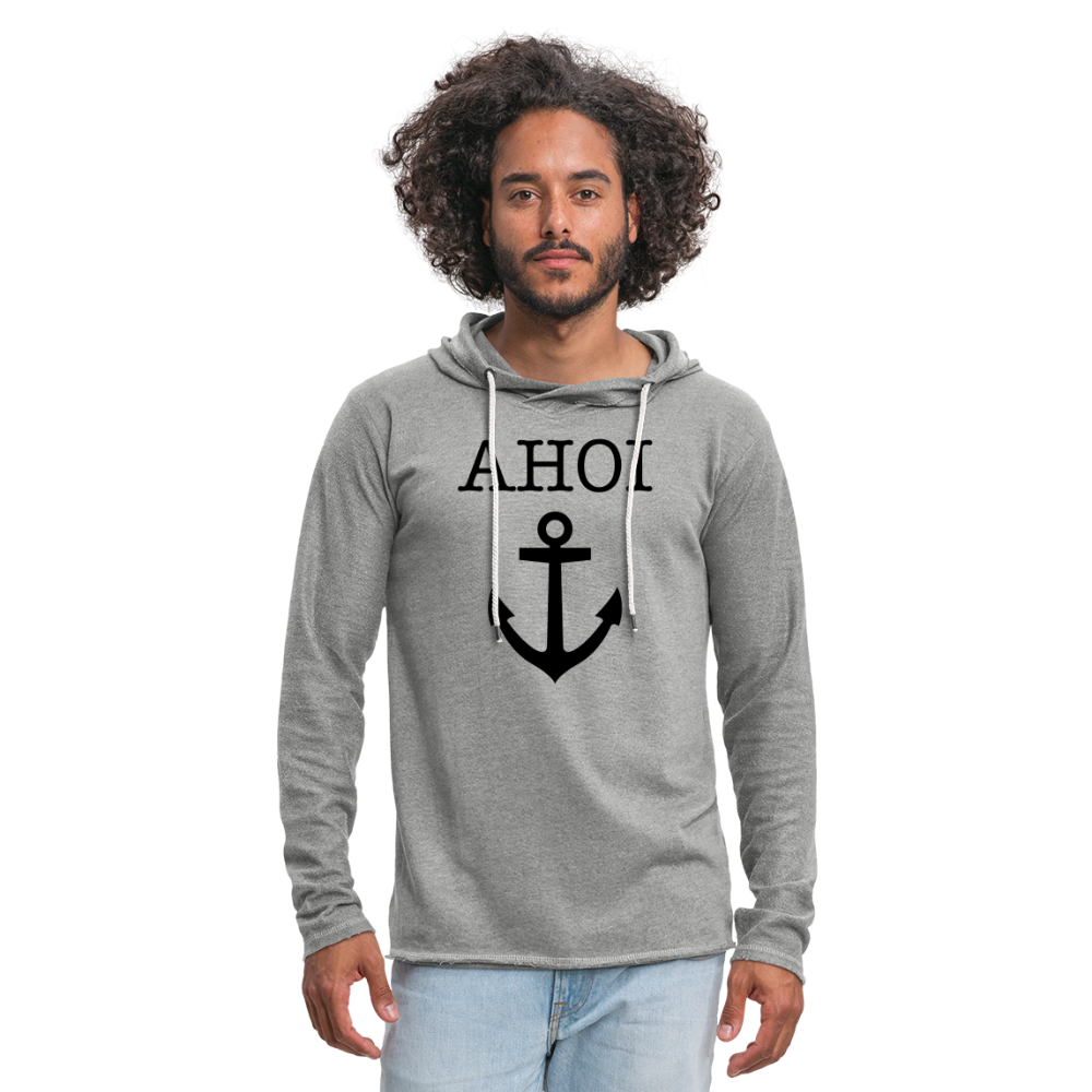 Leichtes Kapuzensweatshirt Unisex - Ahoi - Grau meliert