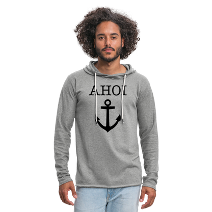 Leichtes Kapuzensweatshirt Unisex - Ahoi - Grau meliert