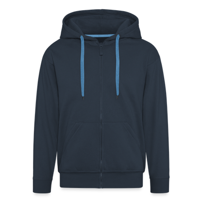 Männer Premium Kapuzenjacke - Ahoi - Navy