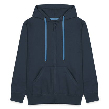 Männer Premium Kapuzenjacke - Ahoi - Navy