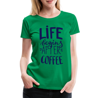 Frauen Premium T-Shirt - After coffee - Kelly Green