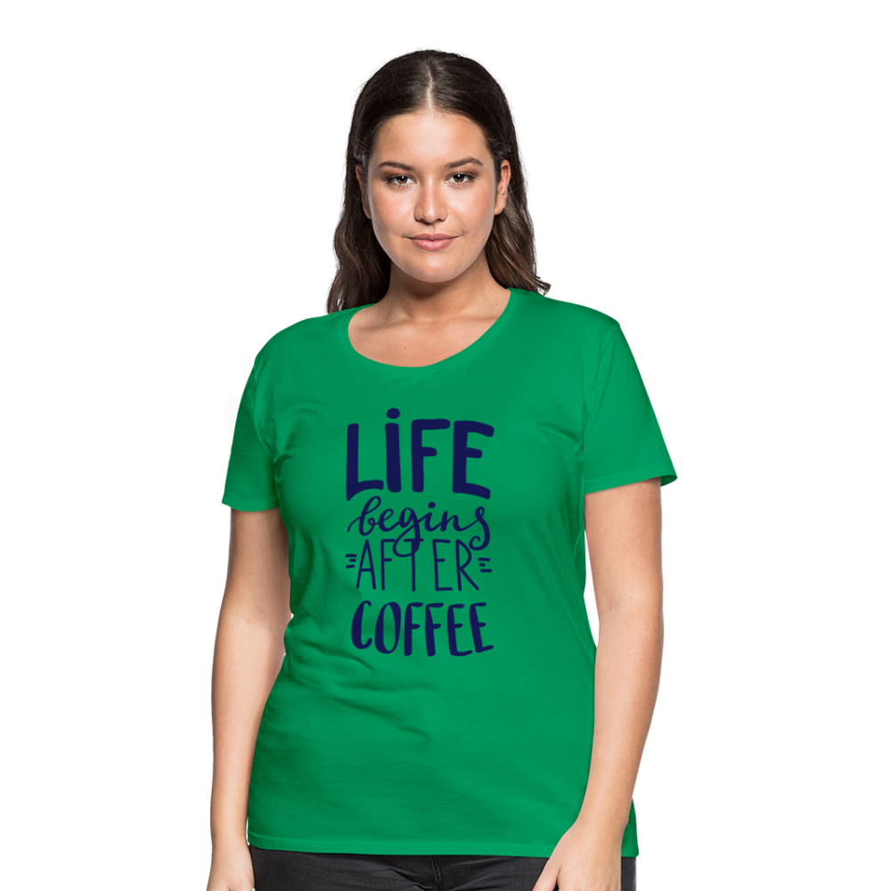 Frauen Premium T-Shirt - After coffee - Kelly Green