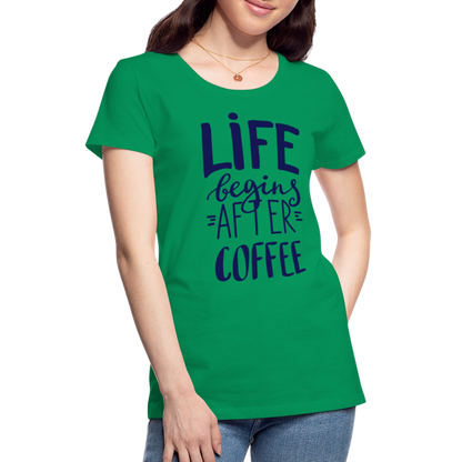 Frauen Premium T-Shirt - After coffee - Kelly Green