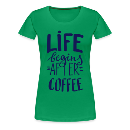 Frauen Premium T-Shirt - After coffee - Kelly Green