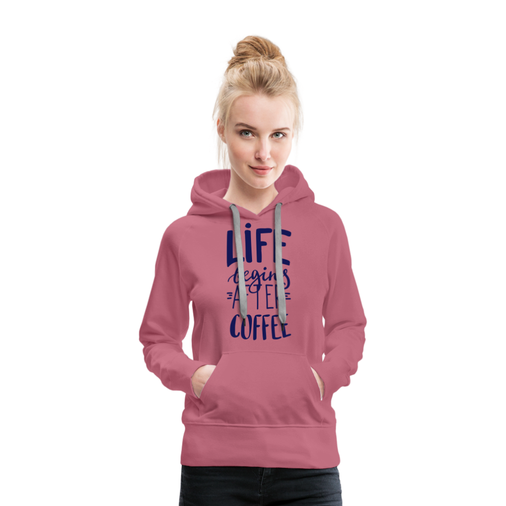 Frauen Premium Hoodie - After coffee - Malve