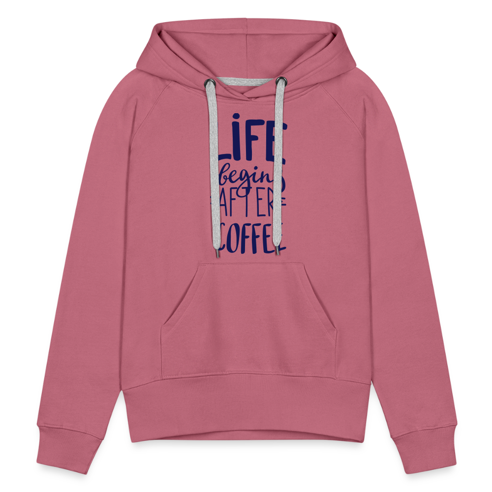 Frauen Premium Hoodie - After coffee - Malve