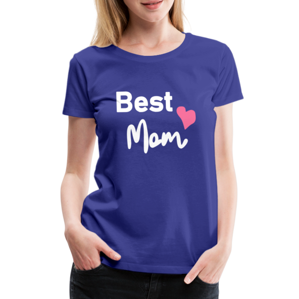 Frauen Premium T-Shirt - Best Mom Herz - Königsblau