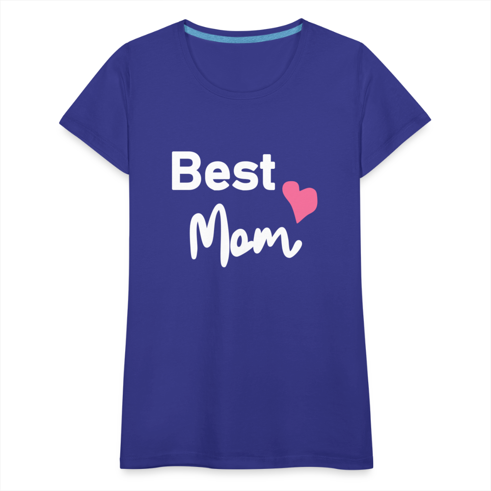 Frauen Premium T-Shirt - Best Mom Herz - Königsblau