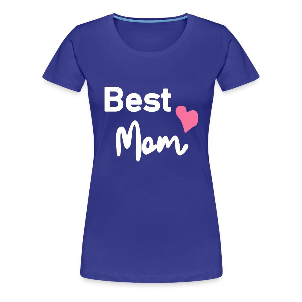 Frauen Premium T-Shirt - Best Mom Herz - Königsblau