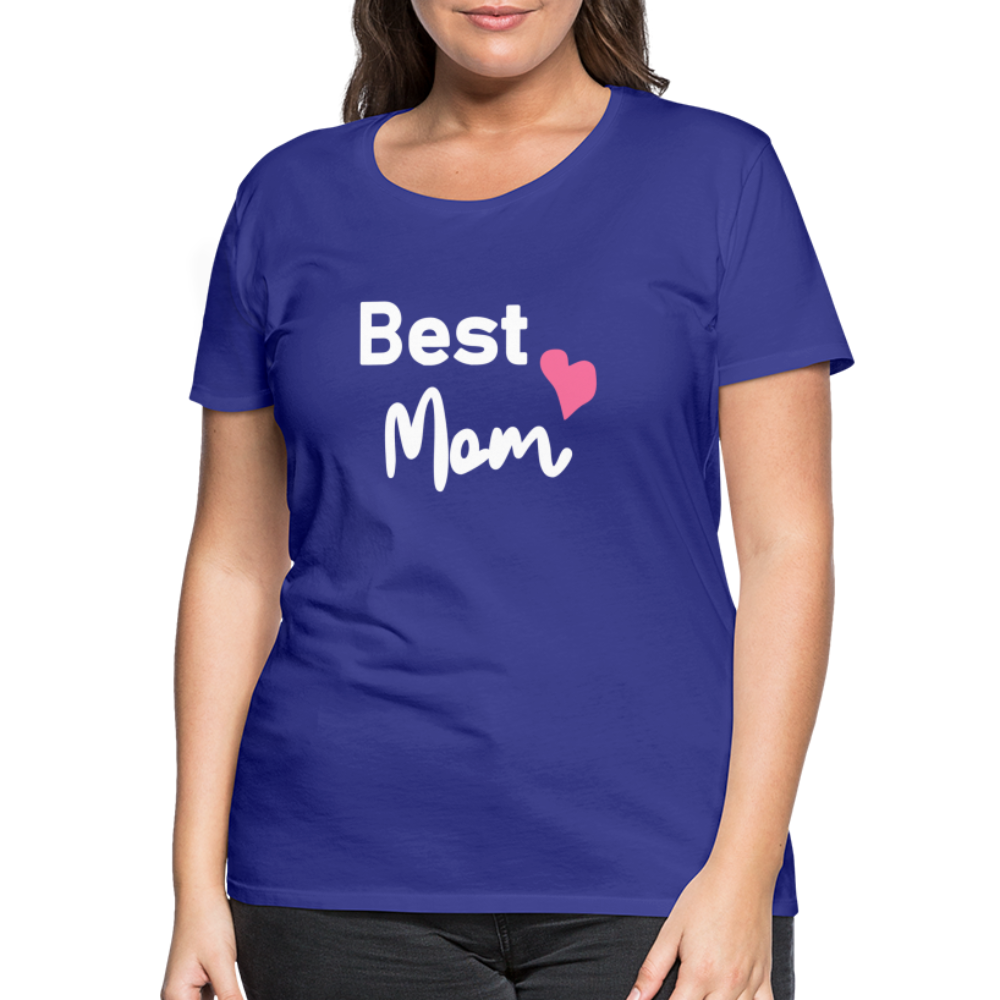 Frauen Premium T-Shirt - Best Mom Herz - Königsblau