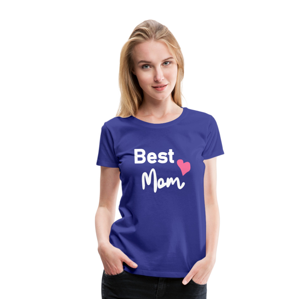 Frauen Premium T-Shirt - Best Mom Herz - Königsblau