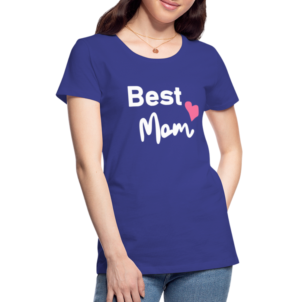 Frauen Premium T-Shirt - Best Mom Herz - Königsblau