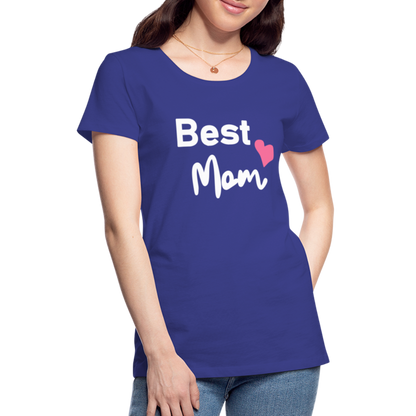 Frauen Premium T-Shirt - Best Mom Herz - Königsblau