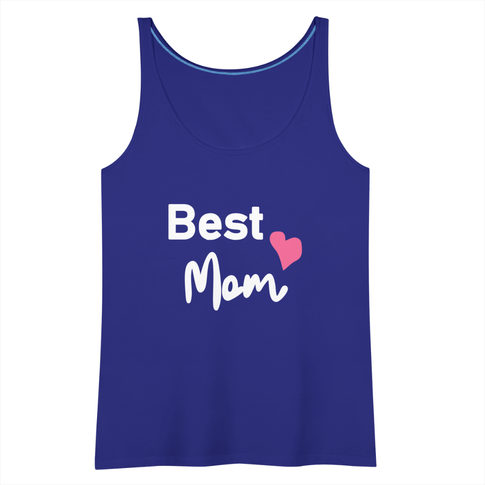 Frauen Premium Tank Top - Best Mom Herz - Königsblau