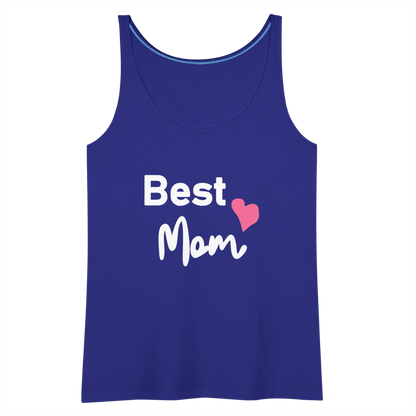 Frauen Premium Tank Top - Best Mom Herz - Königsblau