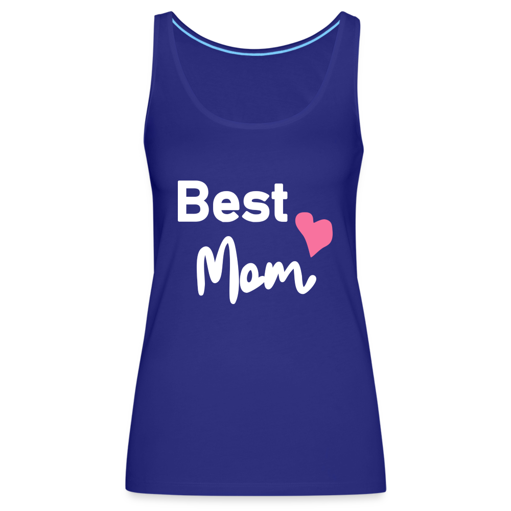 Frauen Premium Tank Top - Best Mom Herz - Königsblau