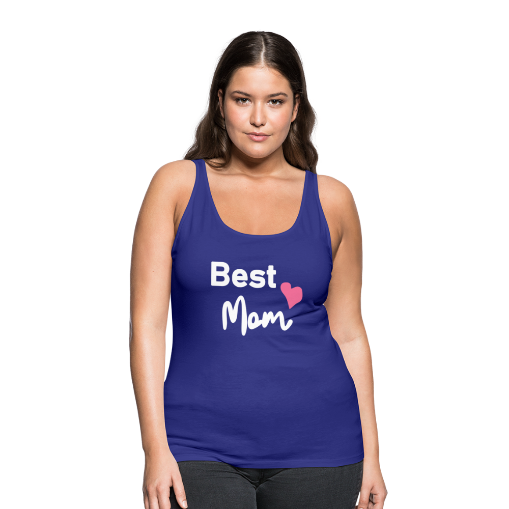 Frauen Premium Tank Top - Best Mom Herz - Königsblau