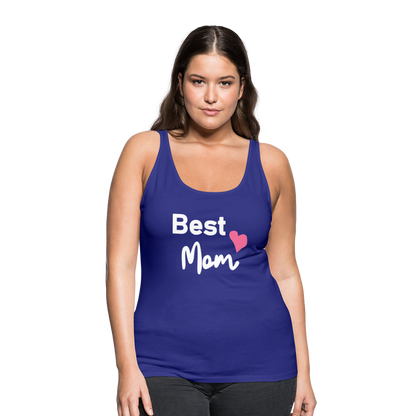 Frauen Premium Tank Top - Best Mom Herz - Königsblau