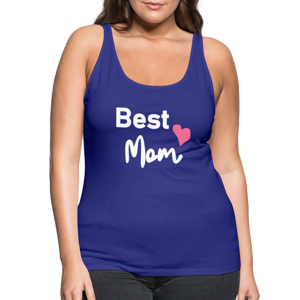 Frauen Premium Tank Top - Best Mom Herz - Königsblau