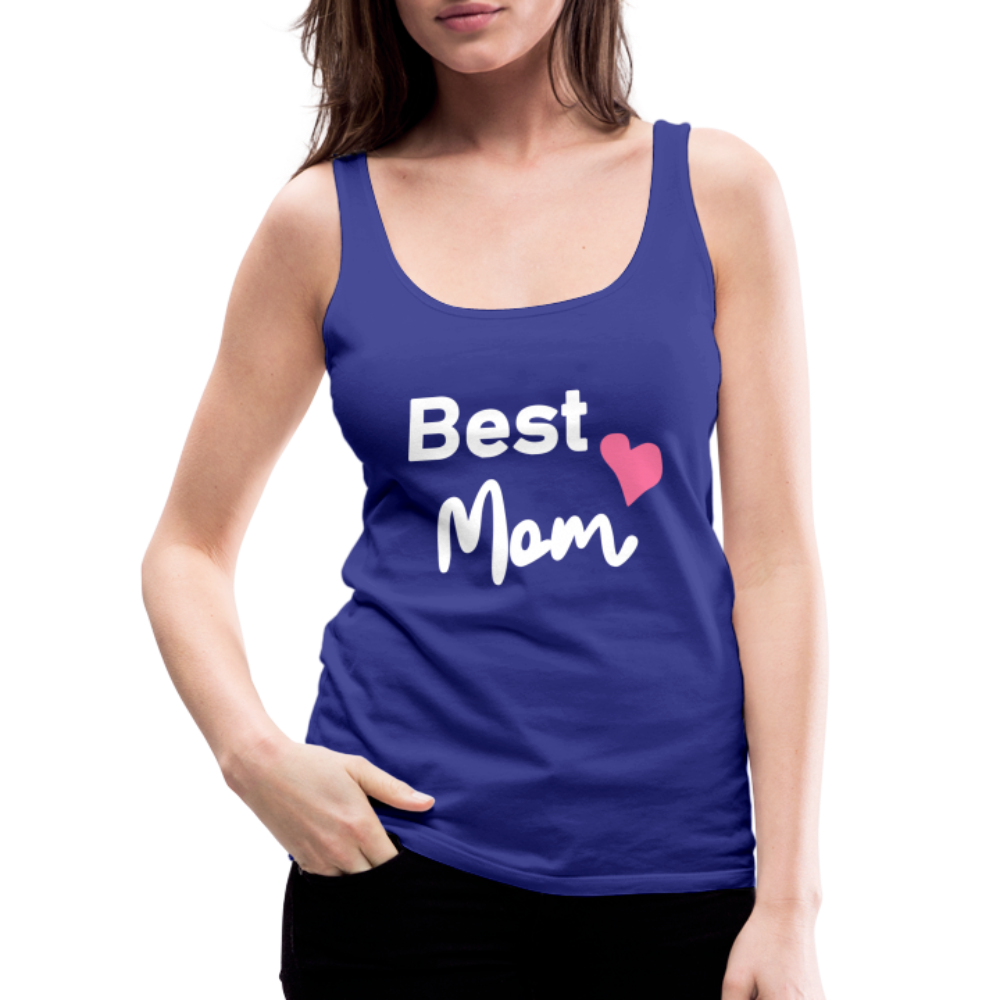 Frauen Premium Tank Top - Best Mom Herz - Königsblau