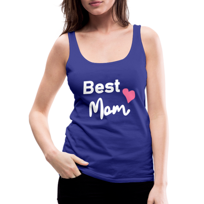 Frauen Premium Tank Top - Best Mom Herz - Königsblau