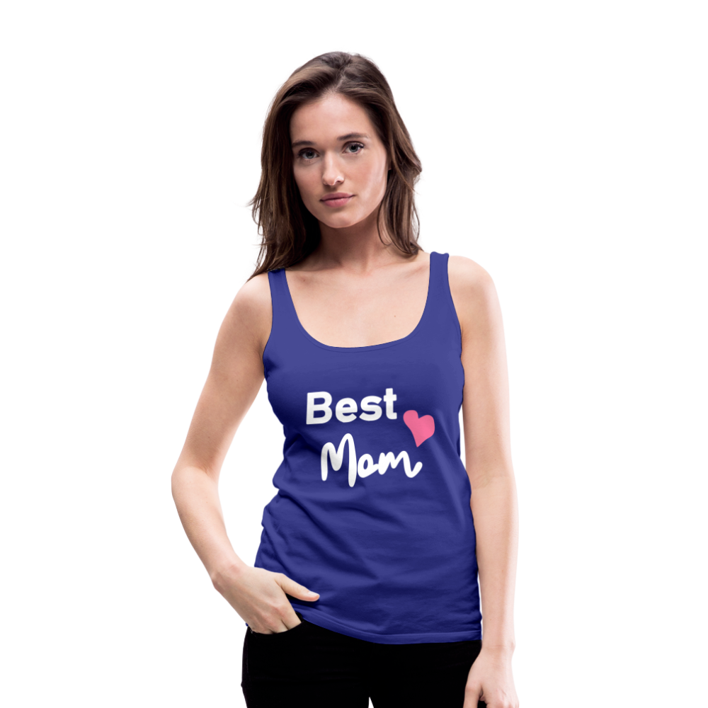 Frauen Premium Tank Top - Best Mom Herz - Königsblau