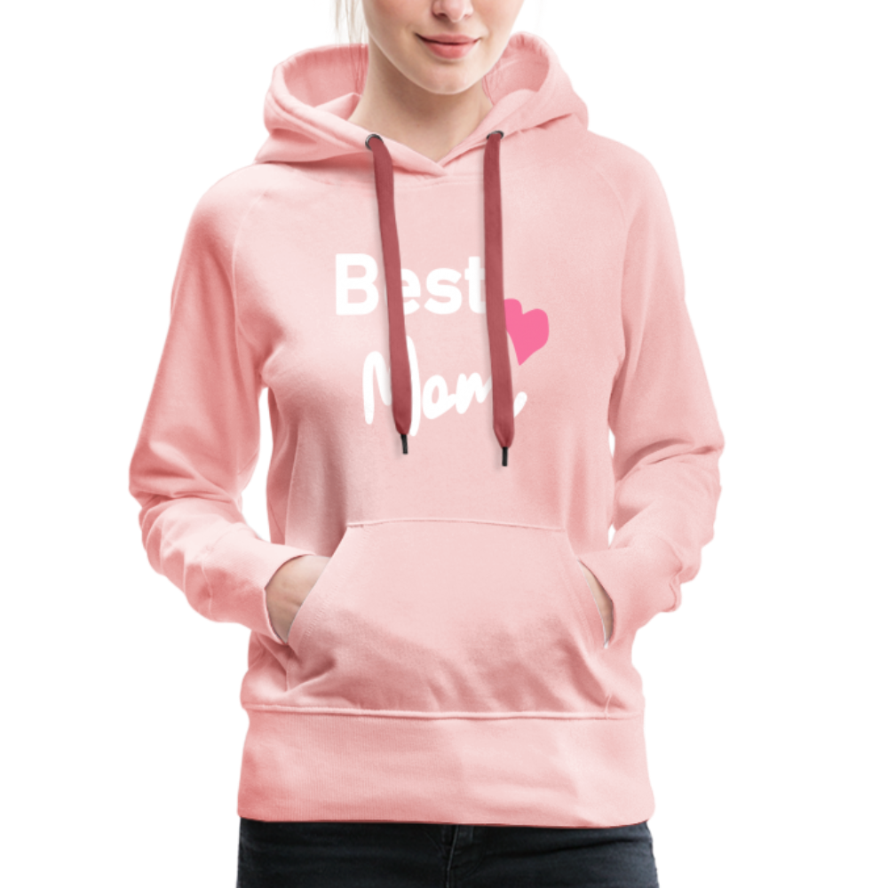 Frauen Premium Hoodie - Best Mom Herz - Kristallrosa