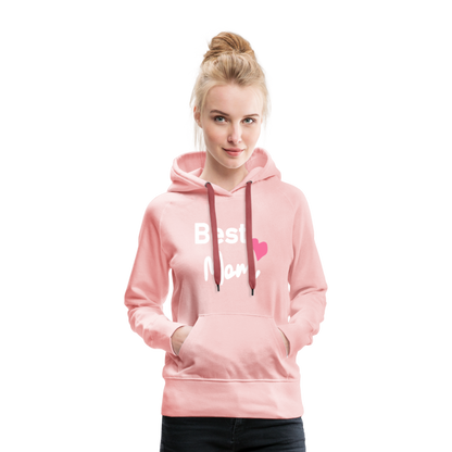 Frauen Premium Hoodie - Best Mom Herz - Kristallrosa