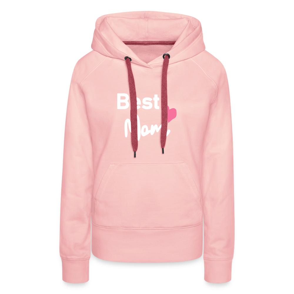 Frauen Premium Hoodie - Best Mom Herz - Kristallrosa