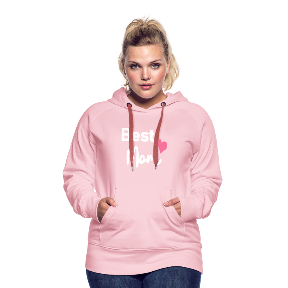 Frauen Premium Hoodie - Best Mom Herz - Kristallrosa