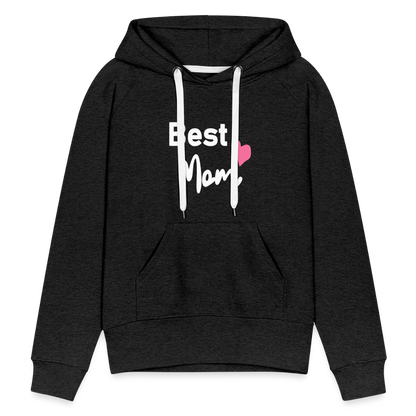 Frauen Premium Hoodie - Best Mom Herz - Anthrazit