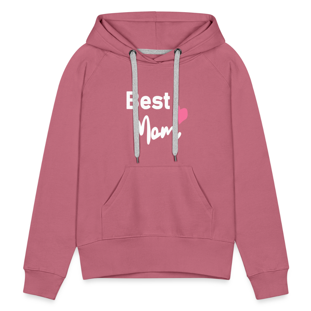 Frauen Premium Hoodie - Best Mom Herz - Malve