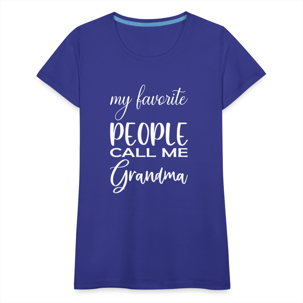 Frauen Premium T-Shirt - Grandma - Königsblau