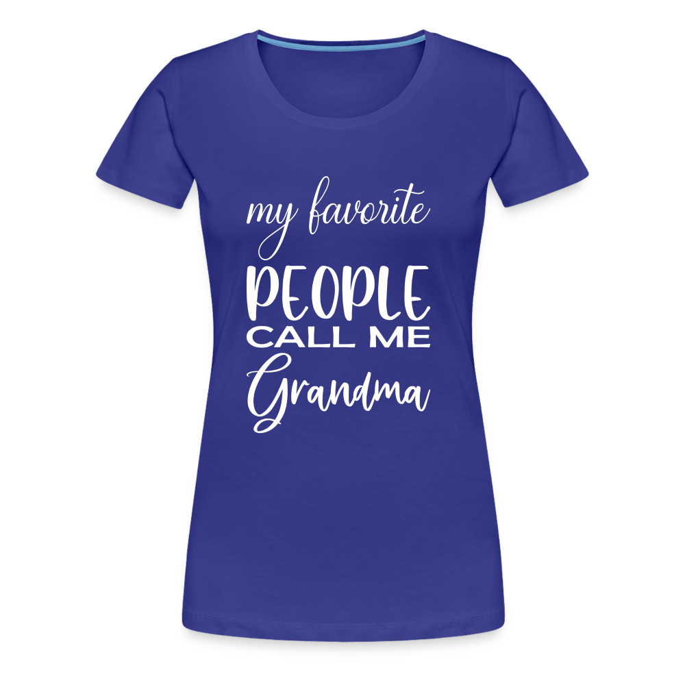 Frauen Premium T-Shirt - Grandma - Königsblau