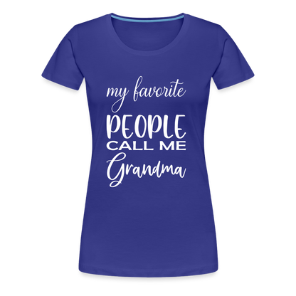 Frauen Premium T-Shirt - Grandma - Königsblau