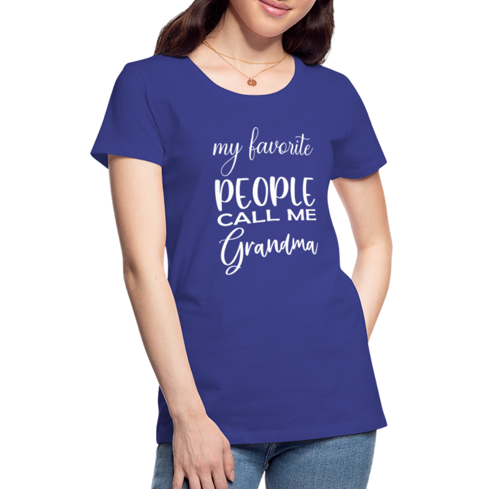 Frauen Premium T-Shirt - Grandma - Königsblau